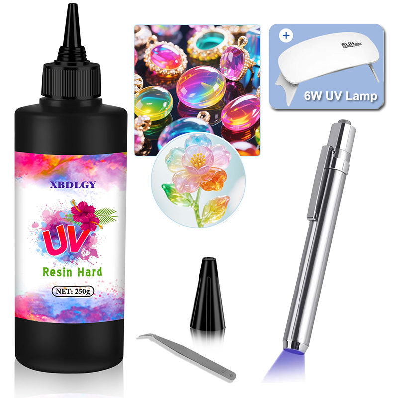 Jewelry Making Glue - 200g/250g/500g UV Resin Hard Glue for