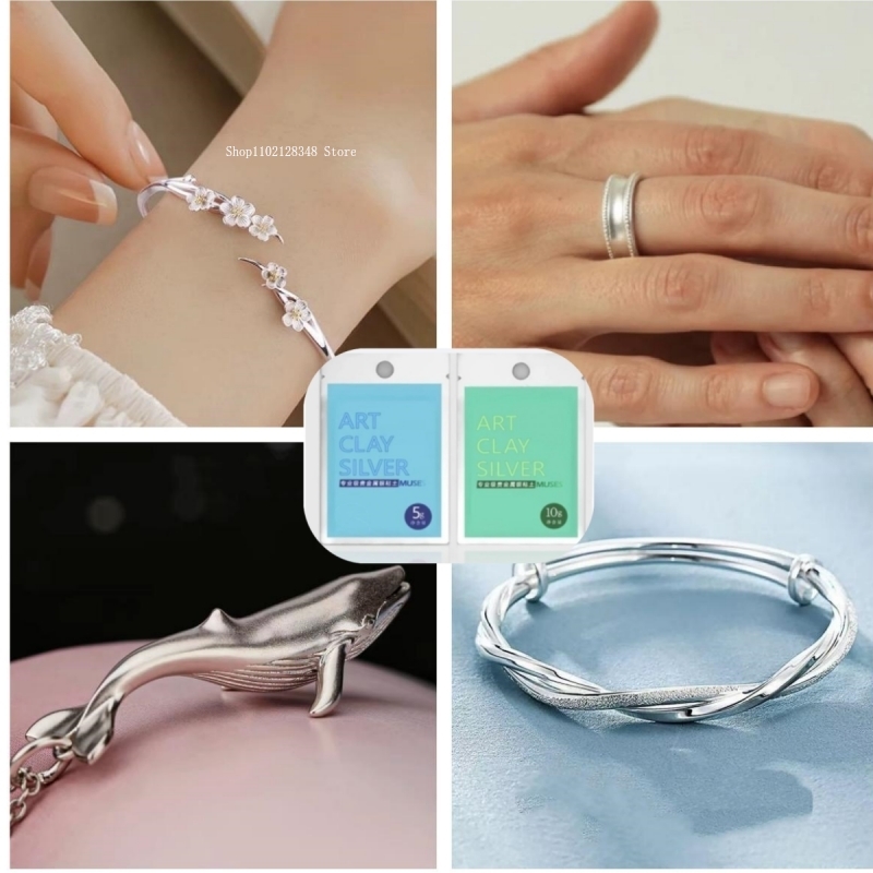 Jewelry Making Raw Materials - Pure Silver Clay DIY Silver Jewelry