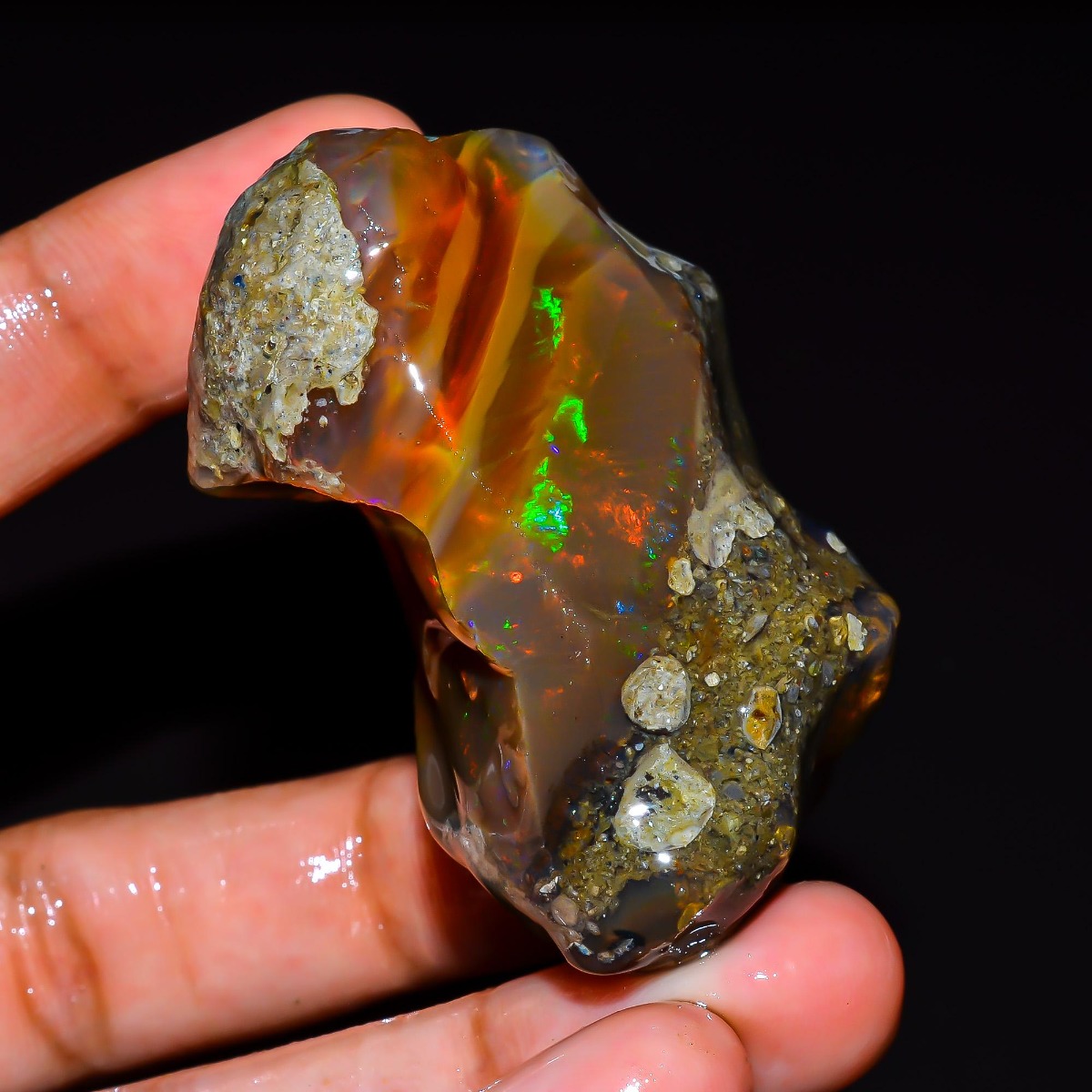 Jewelry Making Raw Materials - Natural Ethiopian Opal Rough 25-80CT Raw