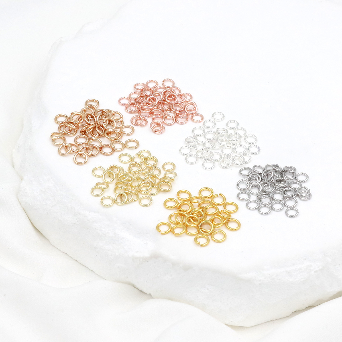 Jewelry Making Closed Jump Rings - A Pack 925 Silver Open Jump