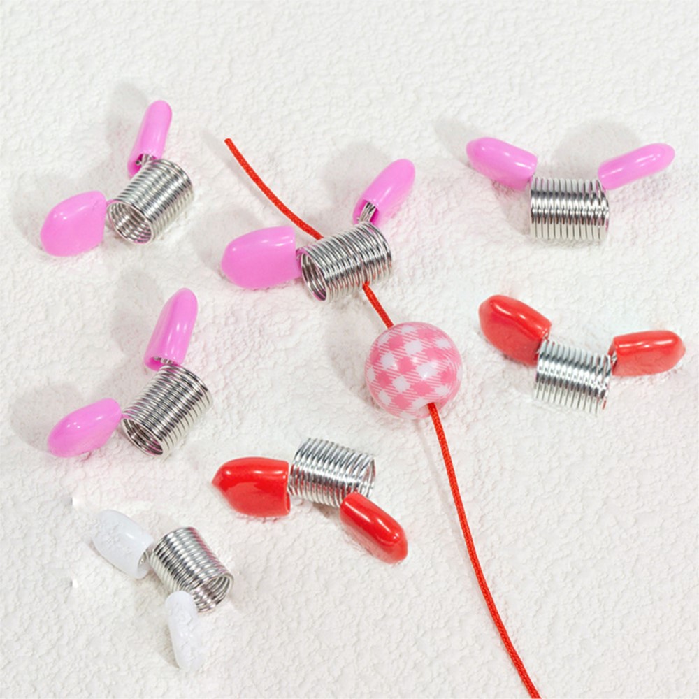Jewelry Making Workshops - 5pcs Spring Bead Clamps Creative Wire