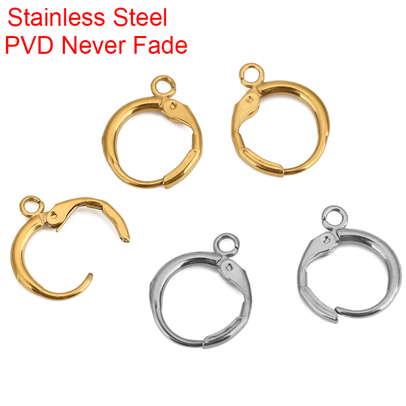 Jewelry Making Parts - 10pcs PVD Never Fade Stainless Steel