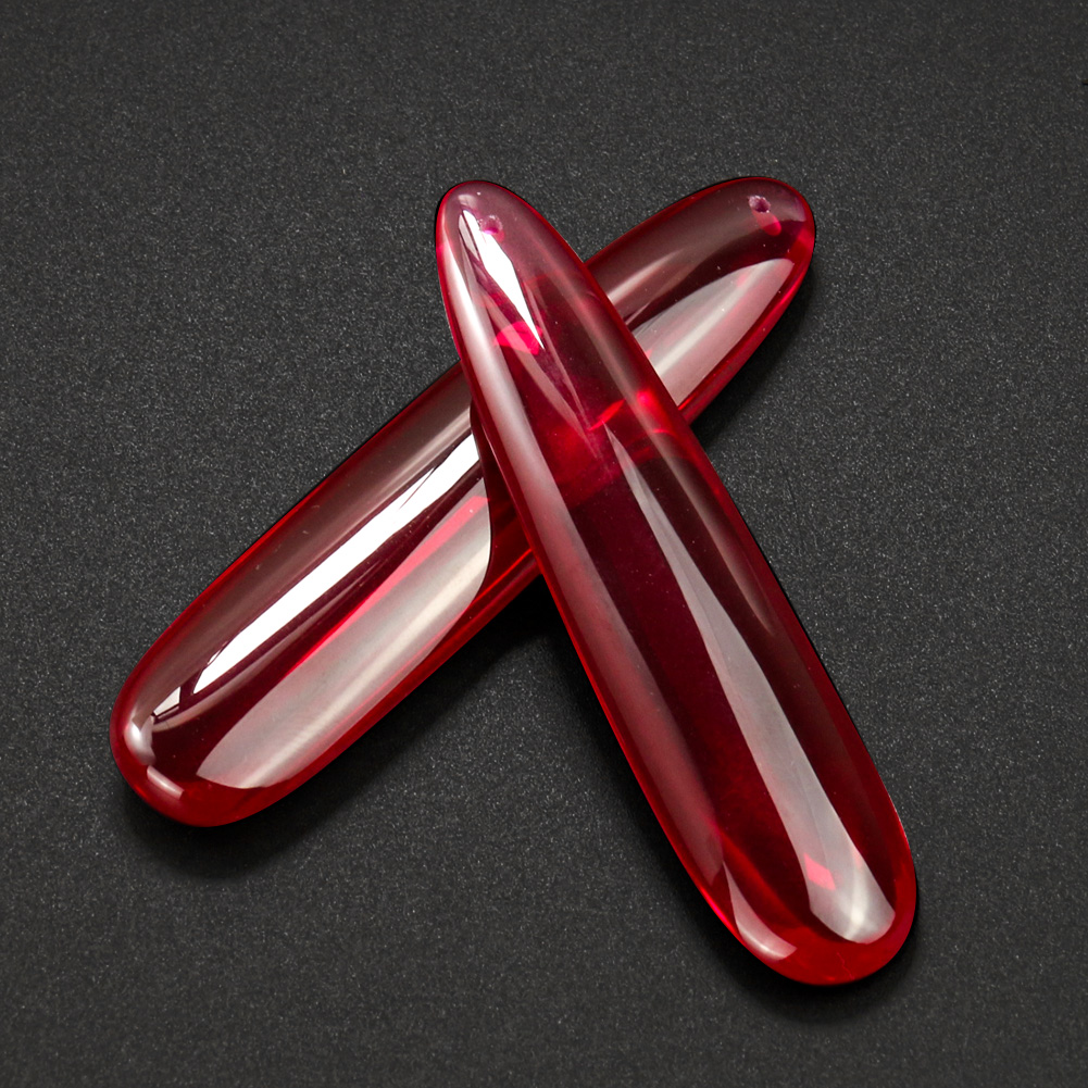 Jewelry Making Raw Materials - 1PC Synthetic Red Corundum Ruby Rough