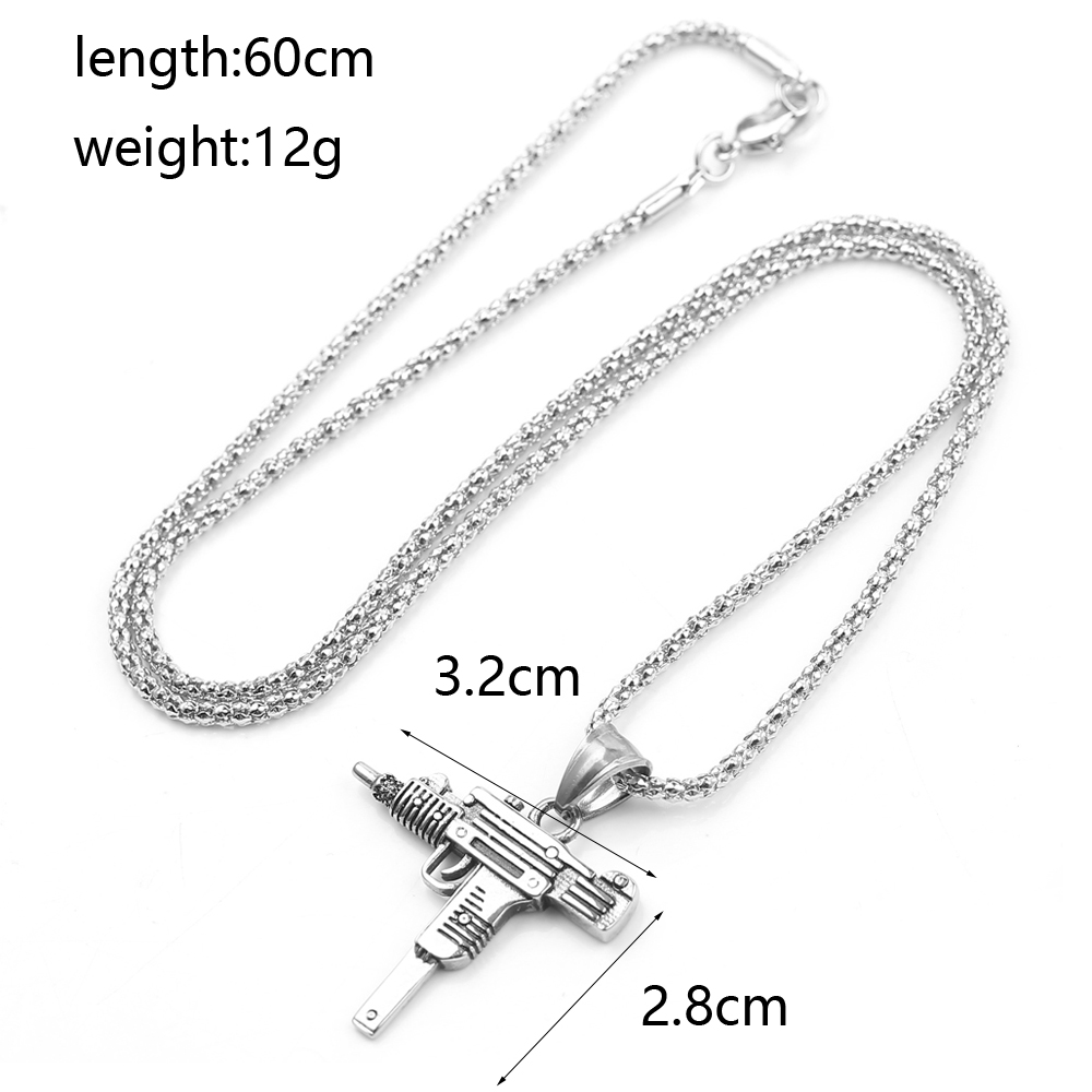 Punk Uzi Pistol Machine Gun Ne - огляд і ціна Jewelry Making Workshops