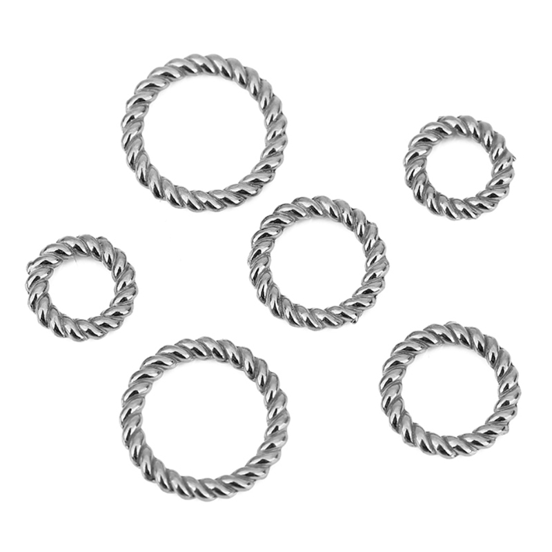 10pcs PVD Never Fade Stainless - огляд і ціна Jewelry Making Closed Jump Rings