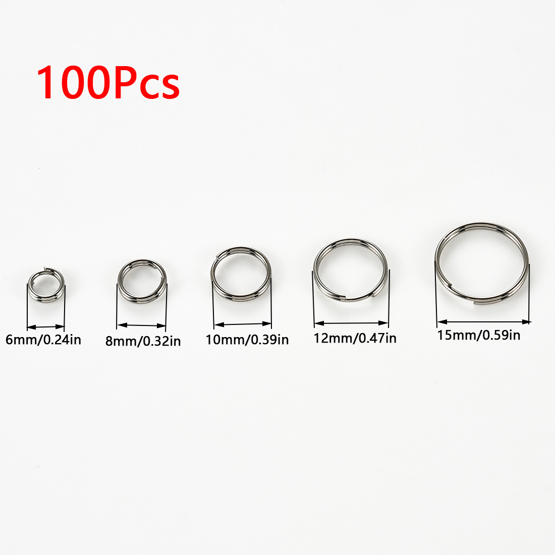 100Pcs Stainless Steel Mini Do - огляд і ціна Jewelry Making Closed Jump Rings