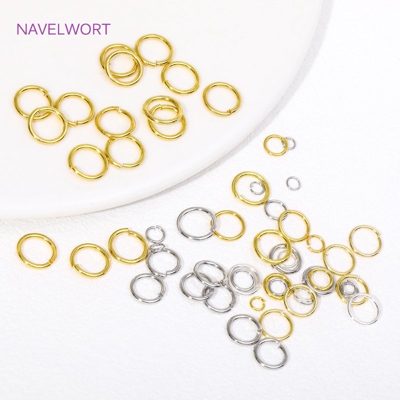 14K/18K Gold Plated Split Ring - огляд і ціна Jewelry Making Closed Jump Rings