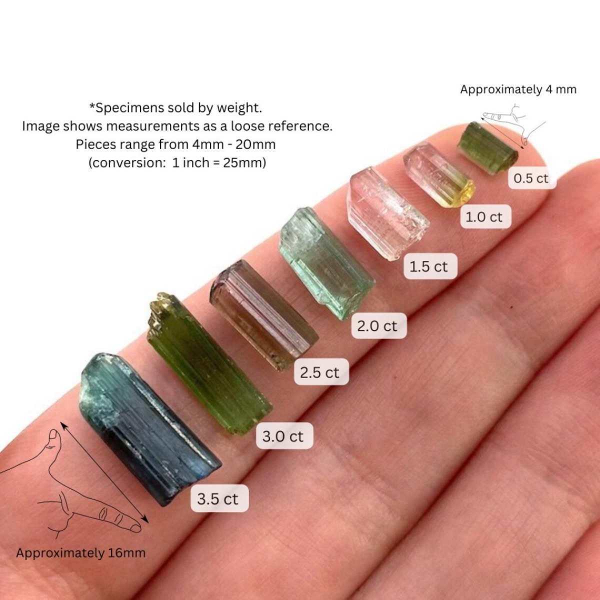 Brazilian Elbaite Crystal Poin - огляд і ціна Jewelry Making Raw Materials