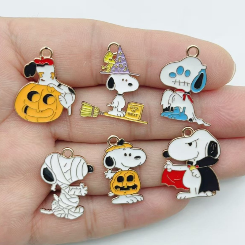 10Pcs Cute Halloween Cartoon P - огляд і ціна Jewelry Making Parts