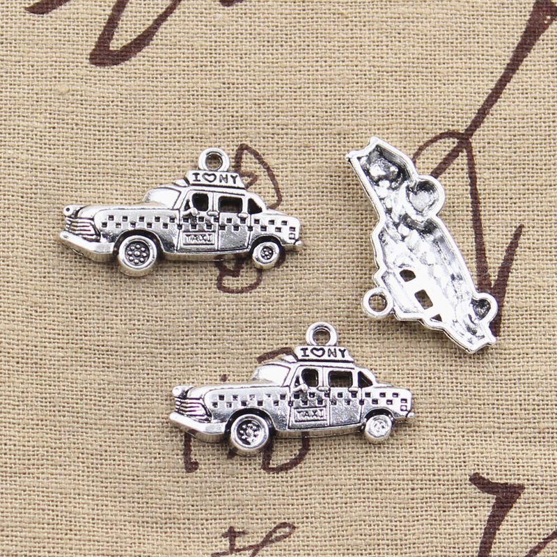 8pcs Charms New York Taxi Car  - огляд і ціна Jewelry Making York