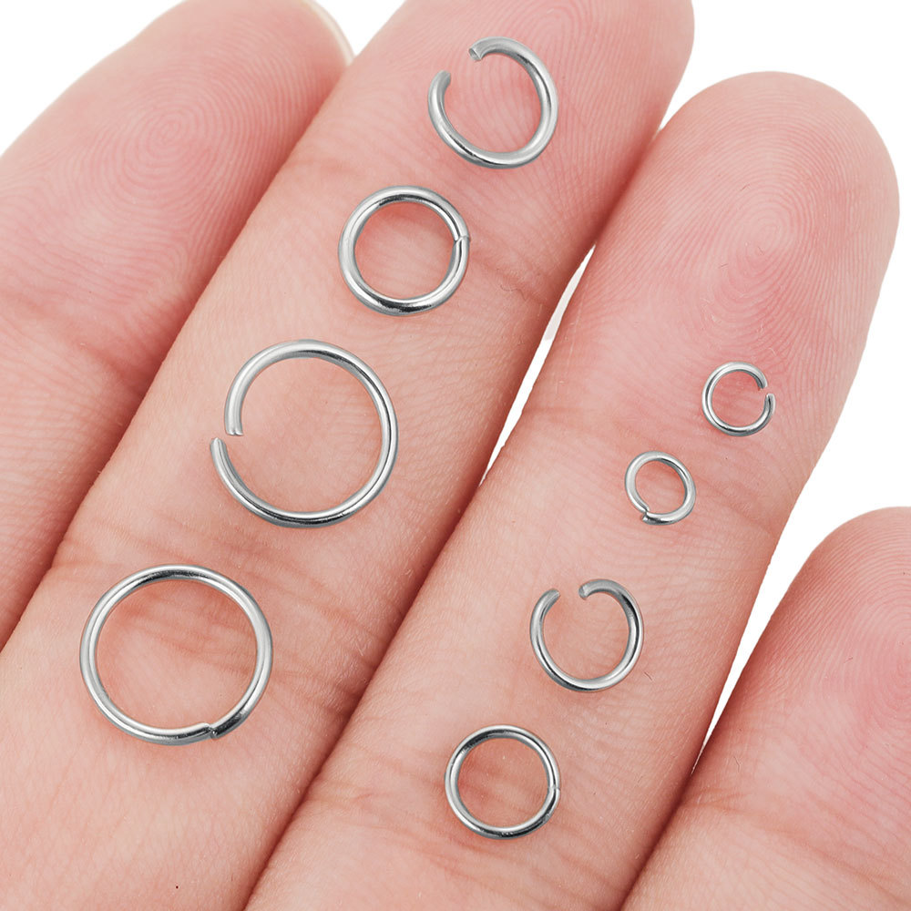 1200pcs Stainless Steel Jump R - огляд і ціна Jewelry Making Closed Jump Rings