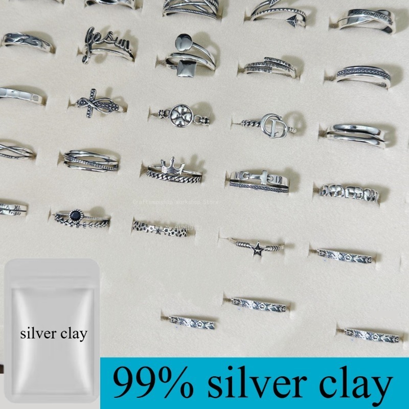 5g/10g Pure Silver Clay Handma - огляд і ціна Jewelry Making Raw Materials