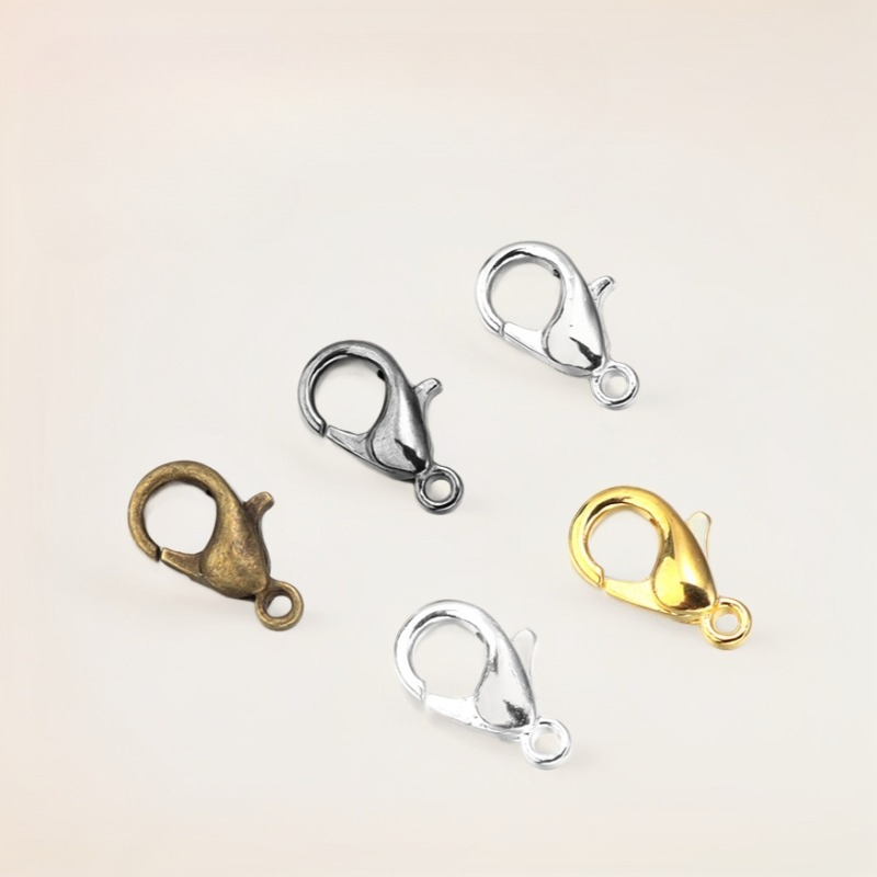 100pcs 9 12 14mm Zinc Alloy Lo - огляд і ціна Jewelry Making Parts