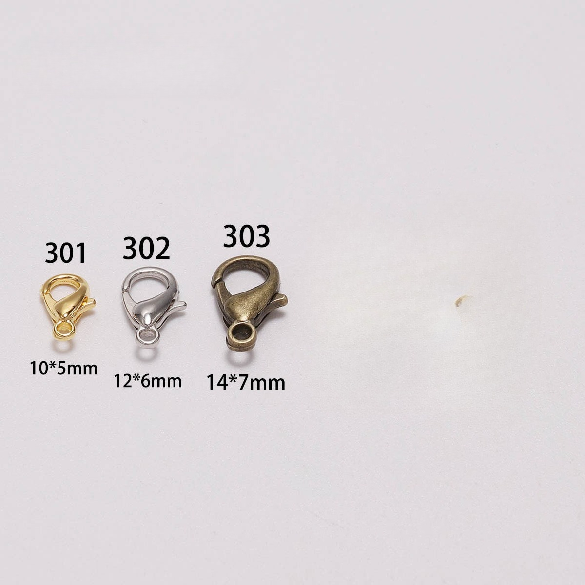 100pcs 9 12 14mm Zinc Alloy Lo - огляд і ціна Jewelry Making Parts