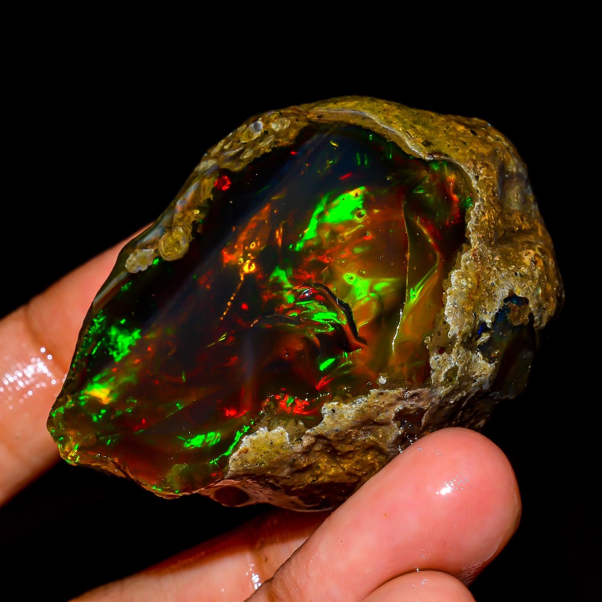 AAA+ Natural Ethiopian Opal Ro - огляд і ціна Jewelry Making Raw Materials