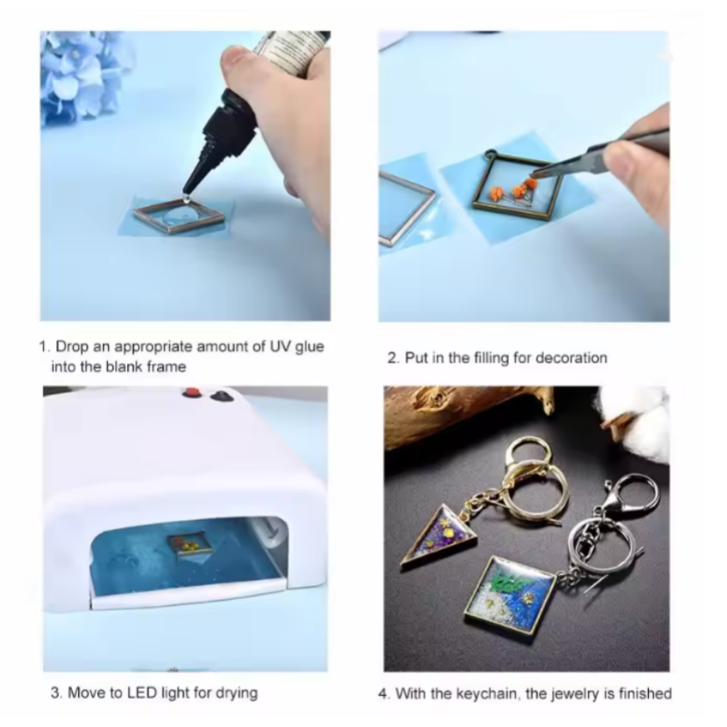 100g UV Resin Clear,Hard,Upgra - огляд і ціна Jewelry Making Glue