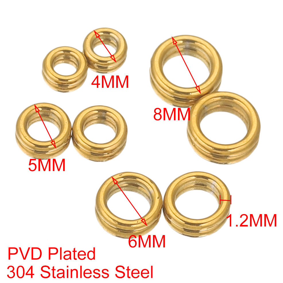50pcs Stainless Steel Closed J - огляд і ціна Jewelry Making Closed Jump Rings