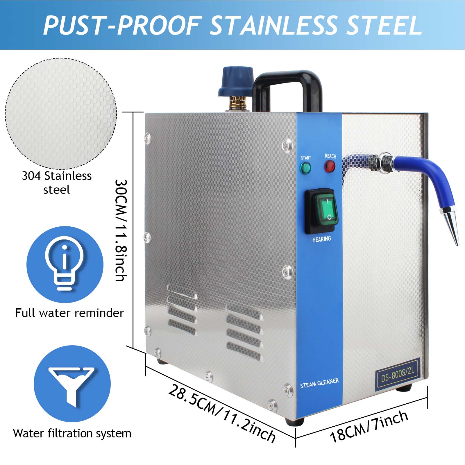 1300W Jewelry Steam Cleaner –  - огляд і ціна Jewelry Making Workshop