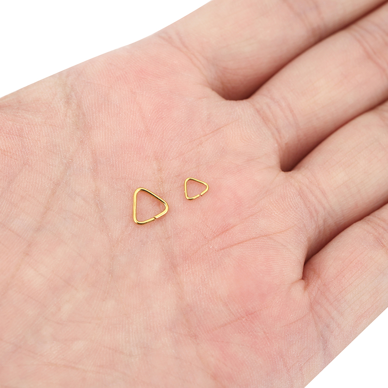 50pcs 5mm 8mm Stainless Steel  - огляд і ціна Jewelry Making Closed Jump Rings