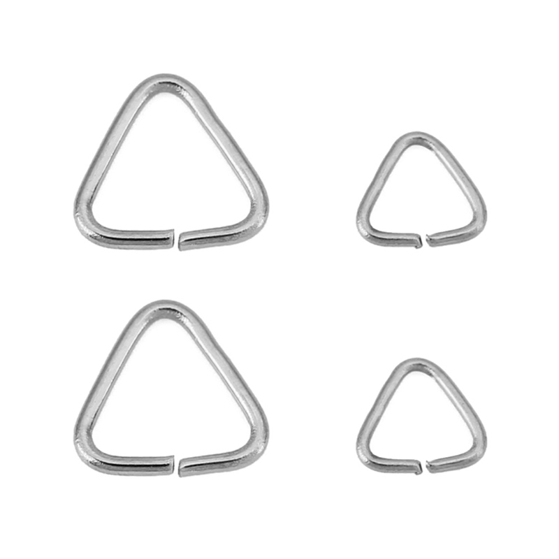 50pcs 5mm 8mm Stainless Steel  - огляд і ціна Jewelry Making Closed Jump Rings