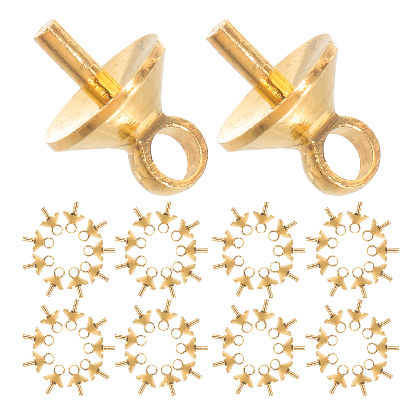 100Pcs Copper Half-Drilled Eye - огляд і ціна Jewelry Making Glue