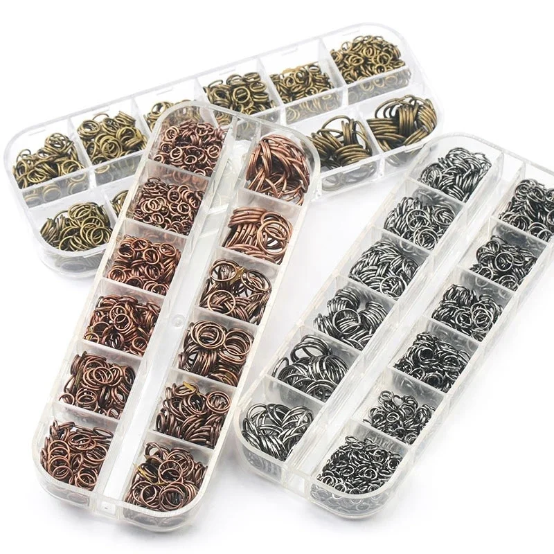 1050Pcs 0.7mm Plated Color Ope - огляд і ціна Jewelry Making Closed Jump Rings