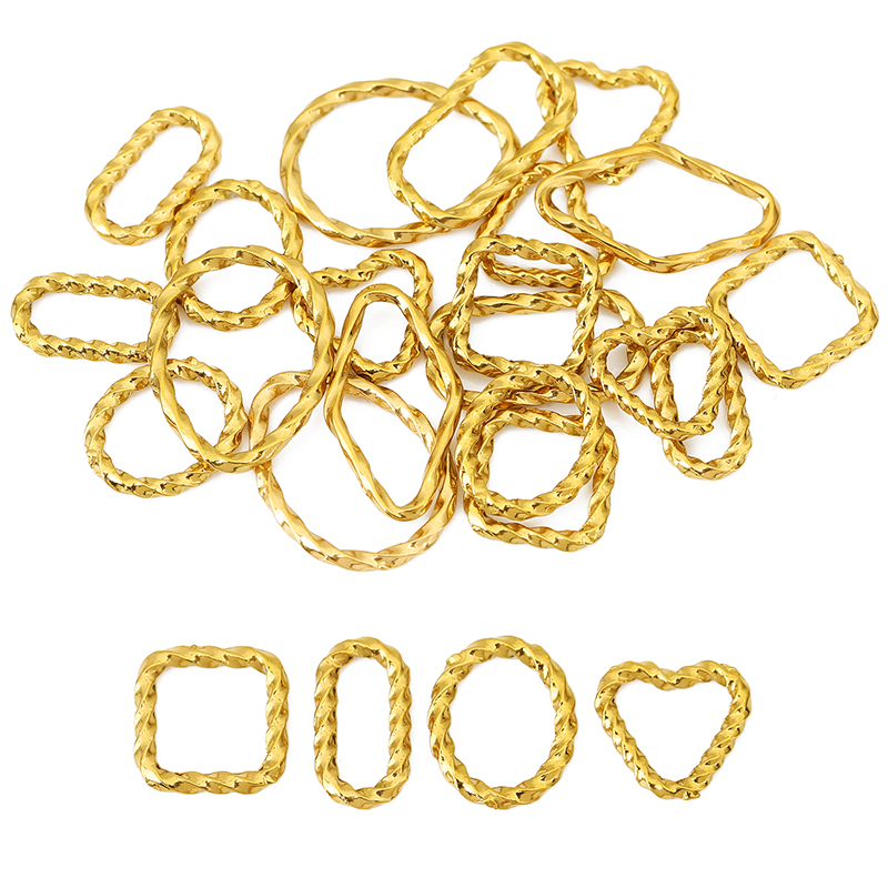 10pcs Stainless Steel Closed T - огляд і ціна Jewelry Making Closed Jump Rings