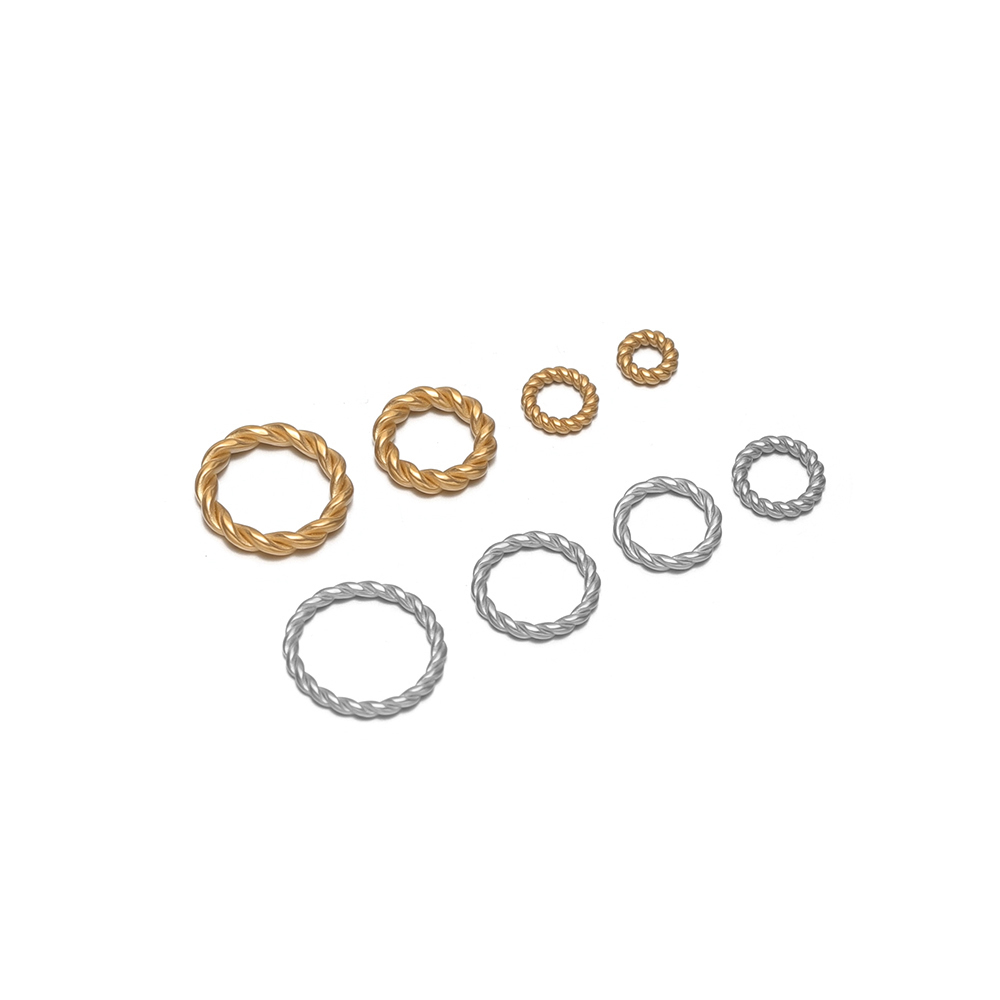 20-50pcs 18K Gold Stainless St - огляд і ціна Jewelry Making Closed Jump Rings