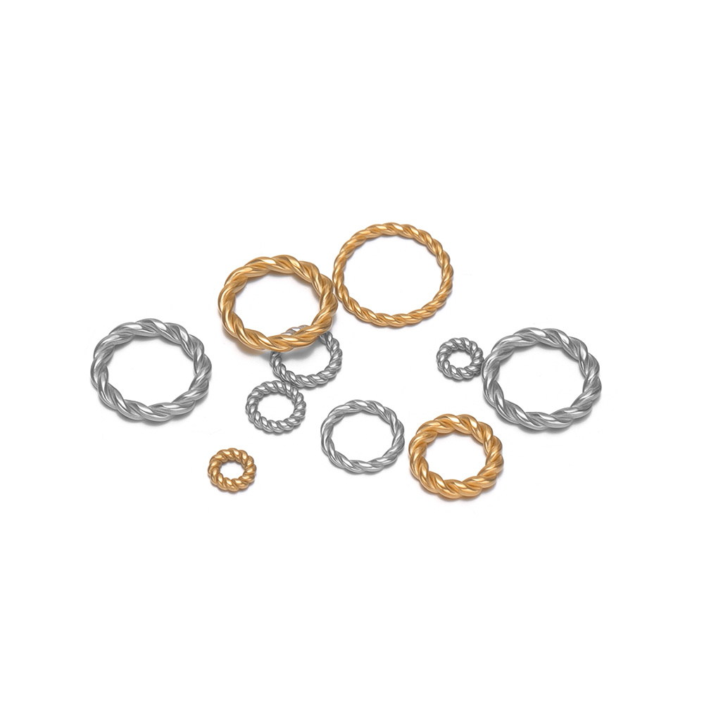 20-50pcs 18K Gold Stainless St - огляд і ціна Jewelry Making Closed Jump Rings