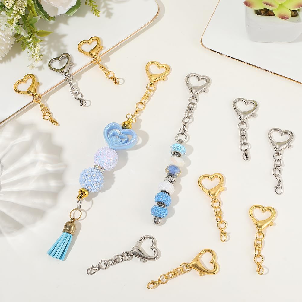 5/15/30Pcs Heart Shaped Swivel - огляд і ціна Jewelry Making Parts