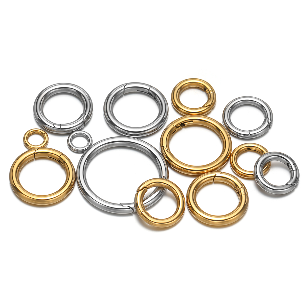 2Pcs/Lot Round Spring Clasps S - огляд і ціна Jewelry Making Parts
