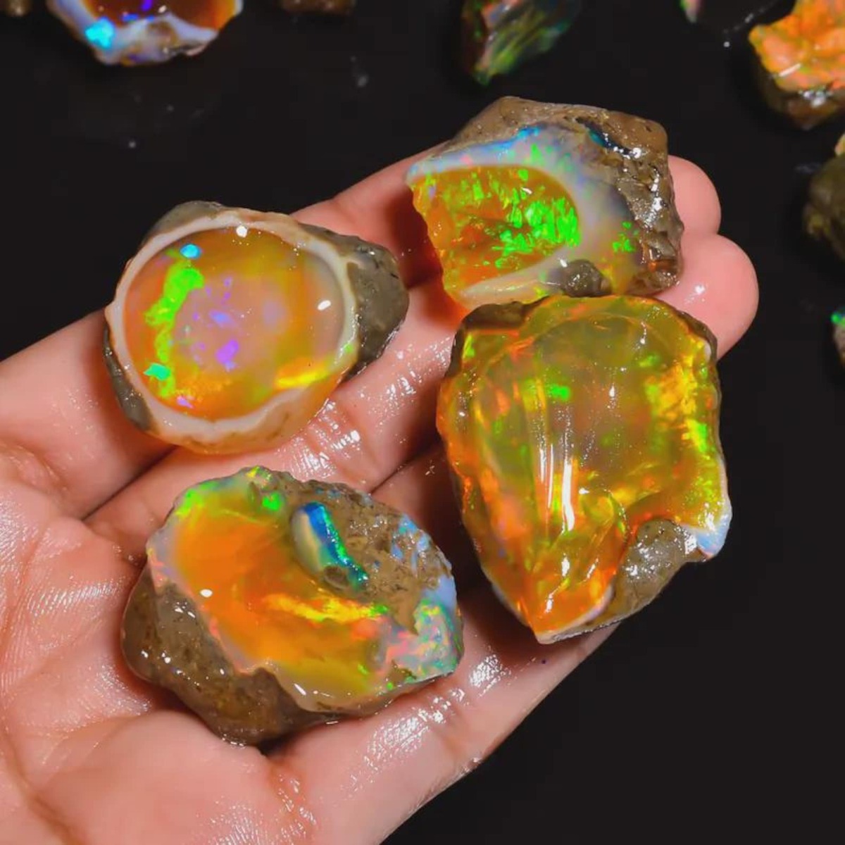 25-80CT Genuine Ethiopian Welo - огляд і ціна Jewelry Making Raw Materials