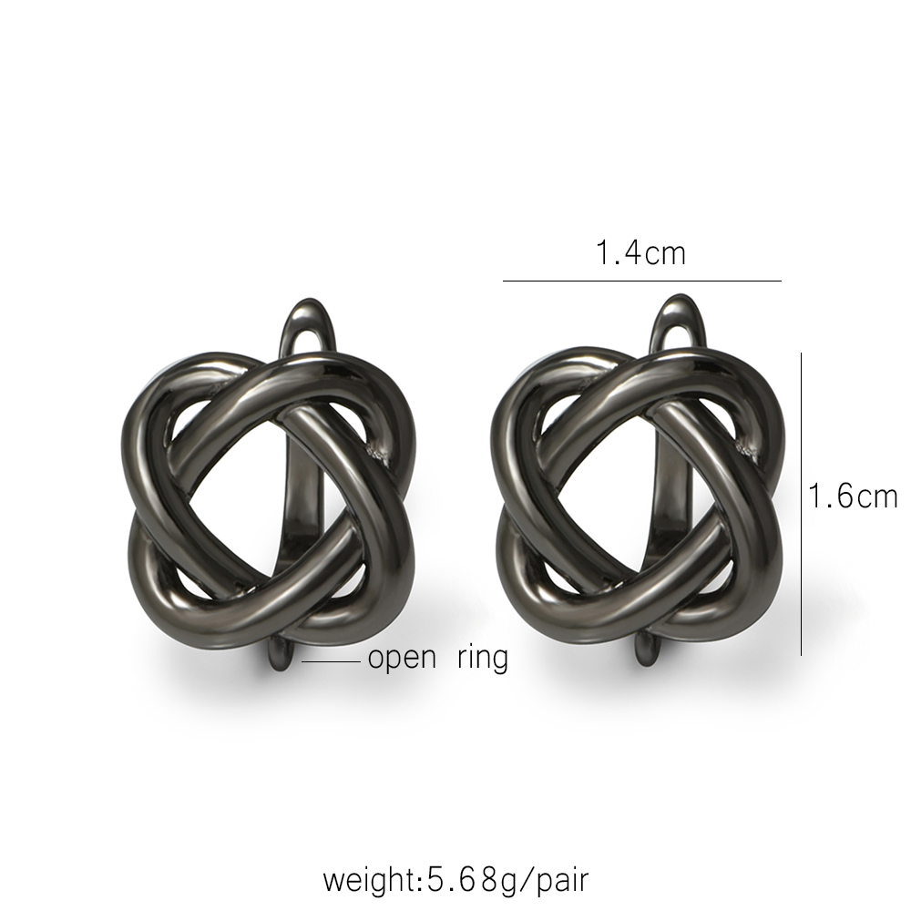 YANASI 1 Pair Gun Black  Brass - огляд і ціна Jewelry Making Parts