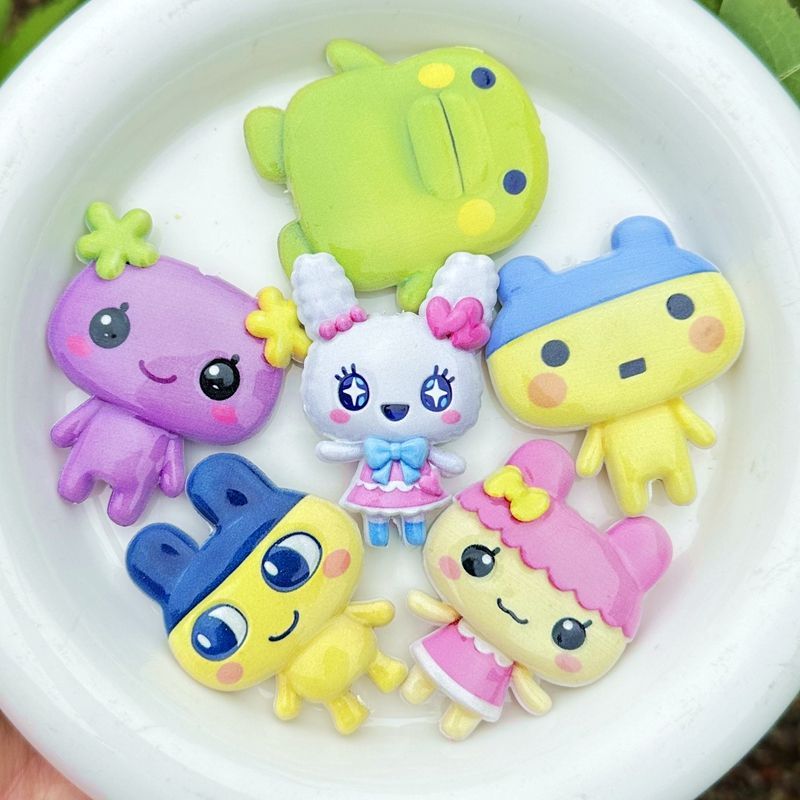 45mm Cartoon Tamagotchi double - огляд і ціна Jewelry Making Parts