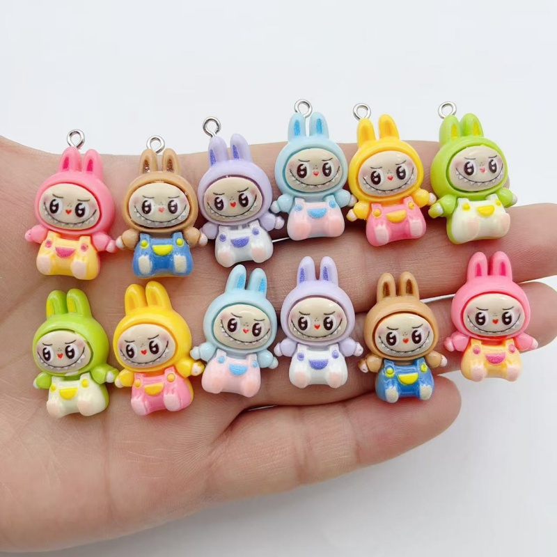 10Pcs Kawaii Rabbit Strawberry - огляд і ціна Jewelry Making Parts