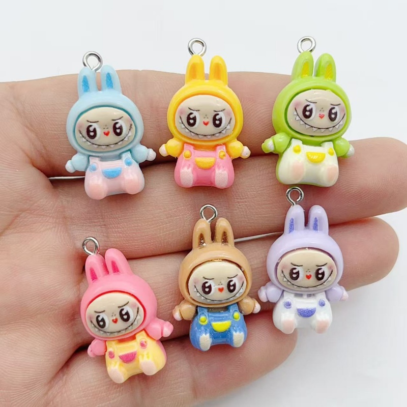 10Pcs Kawaii Rabbit Strawberry - огляд і ціна Jewelry Making Parts