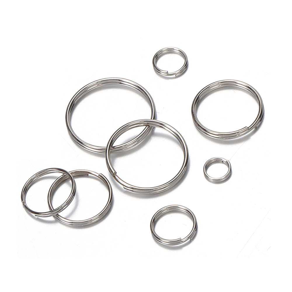 50pcs 6/8/10/12/14/16/18/20mm  - огляд і ціна Jewelry Making Closed Jump Rings