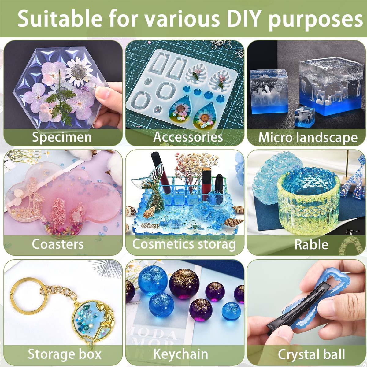 5ml/Bottle Epoxy Resin Pigment - огляд і ціна Jewelry Making Glue
