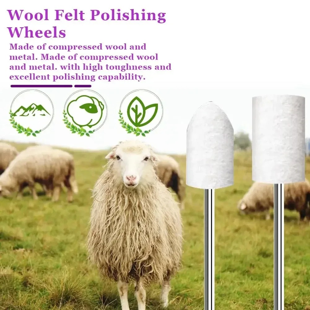 80PCS Wool Felt Buffing Wheel  - огляд і ціна Jewelry Making Workshops