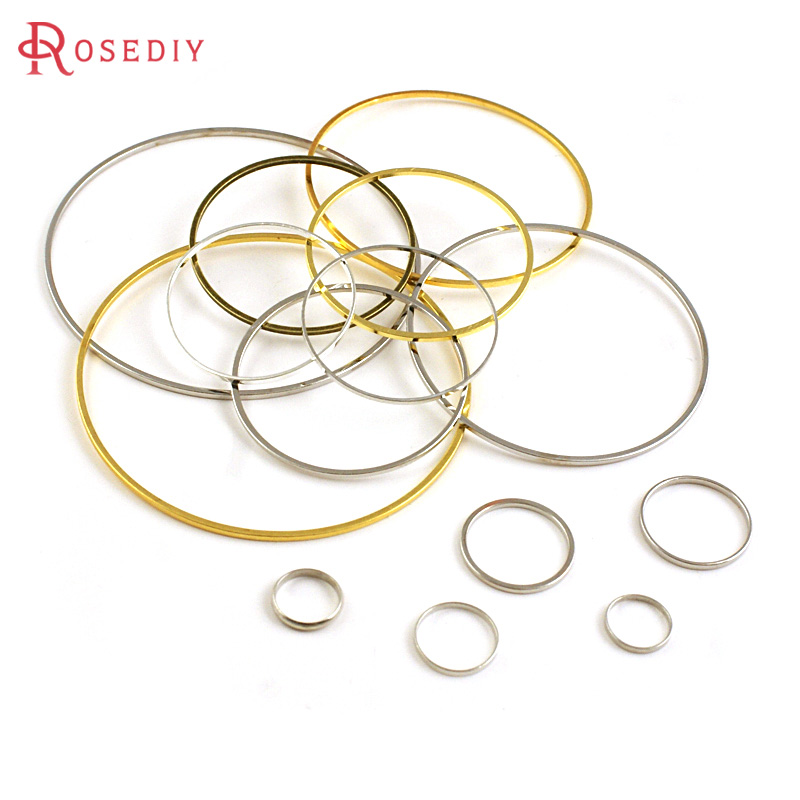 Diameter 8MM to 80MM Round Bra - огляд і ціна Jewelry Making Closed Jump Rings